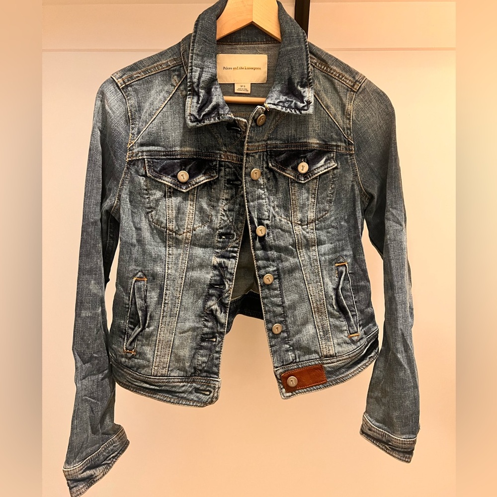 Pilcro and the Letterpress Blue Jean Jacket